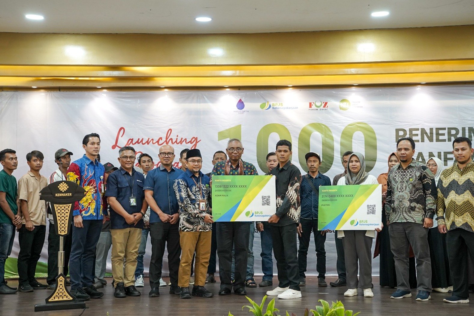 IZI Luncurkan Program Jaminan Sosial untuk 1000 Penerima Manfaat Gandeng Kemnaker, BPJS, & FOZ