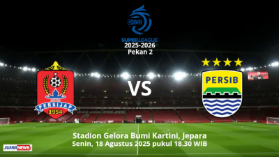 Persib Bandung bakal melanjutkan perjuangan di Super League 2025-2026, menghadapi Persijap Jepara, Senin (18/8/2025) mulai pukul 18.30 WIB.