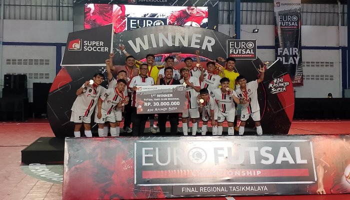 Tim futsal Milanisti Sumedang dan STKIP Pasundan Cimahi tampil perkasa di SuperSoccer Euro Futsal Championship Regional Tasikmalaya.