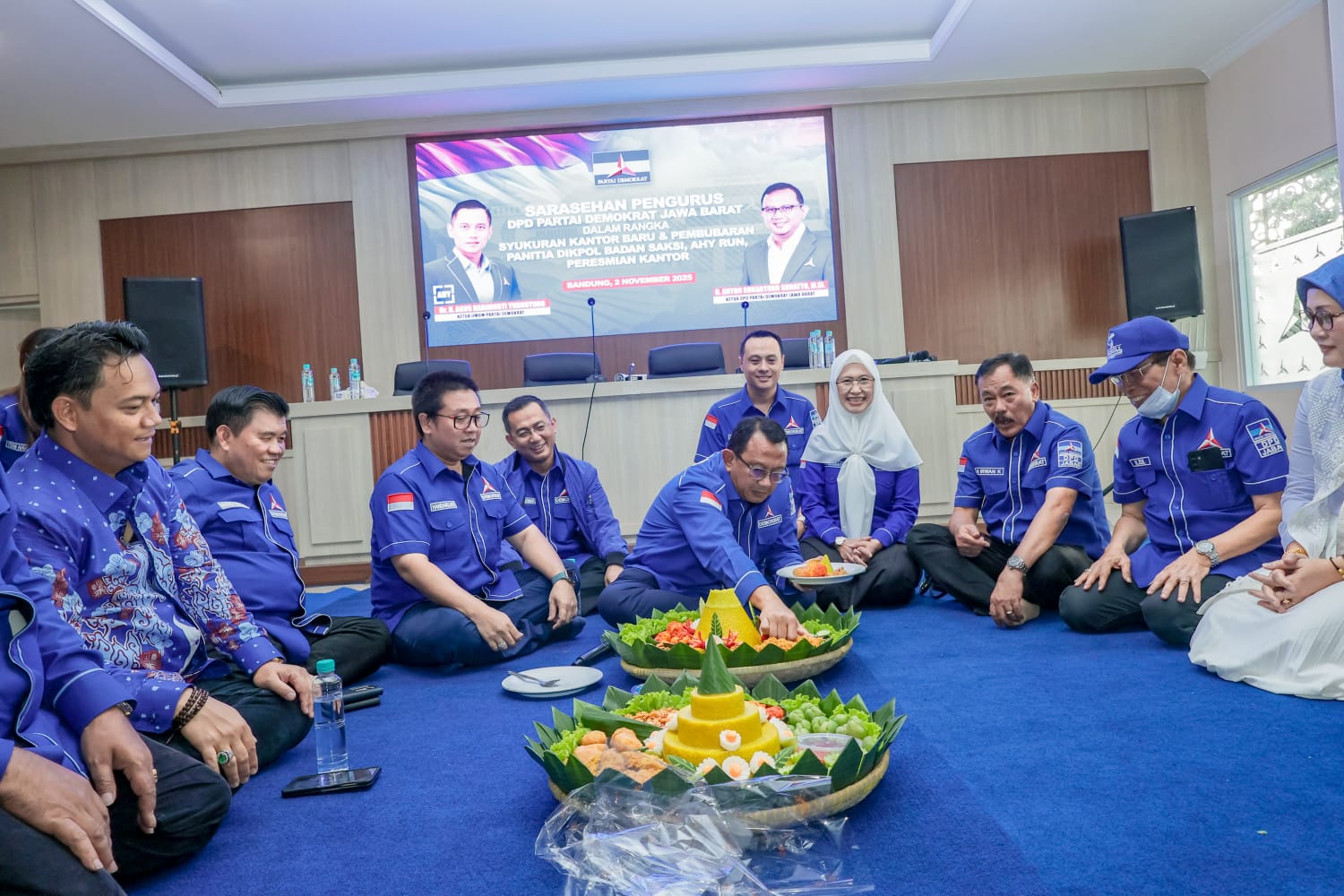 DPD Demokrat Jabar Gelar Syukuran dan Evaluasi Kegiatan Partai