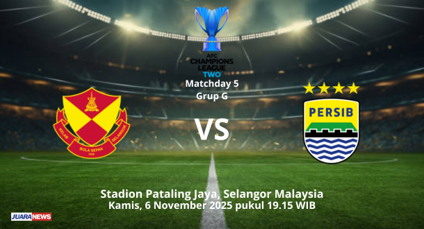 Persib Bandung melakoni laga penting dalam kiprahnya di ACL 2 2025-2026, pada matchday 4 Grup G, kontra Selangor FC, Kamis (6/12/205) malam.