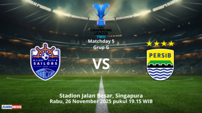 LION CITY SAILORS vs PERSIB BANDUNG: Pastikan Tiket 16 Besar, Buru Juara Grup G