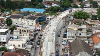 Atasi Kemacetan Andir, Progres Flyover Nurtanio Sudah 65 Persen dan Siap Tuntas 2025