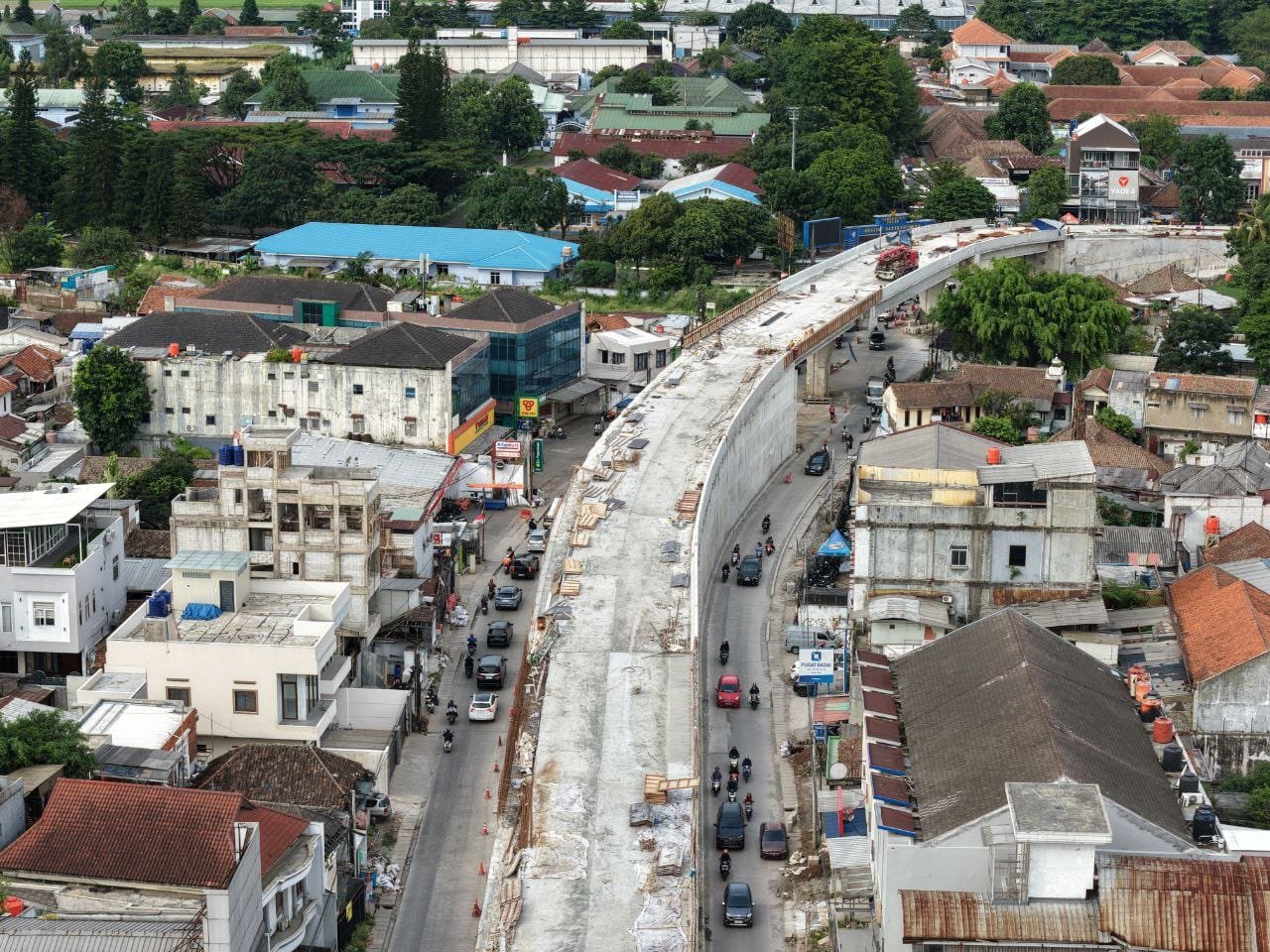 Atasi Kemacetan Andir, Progres Flyover Nurtanio Sudah 65 Persen dan Siap Tuntas 2025