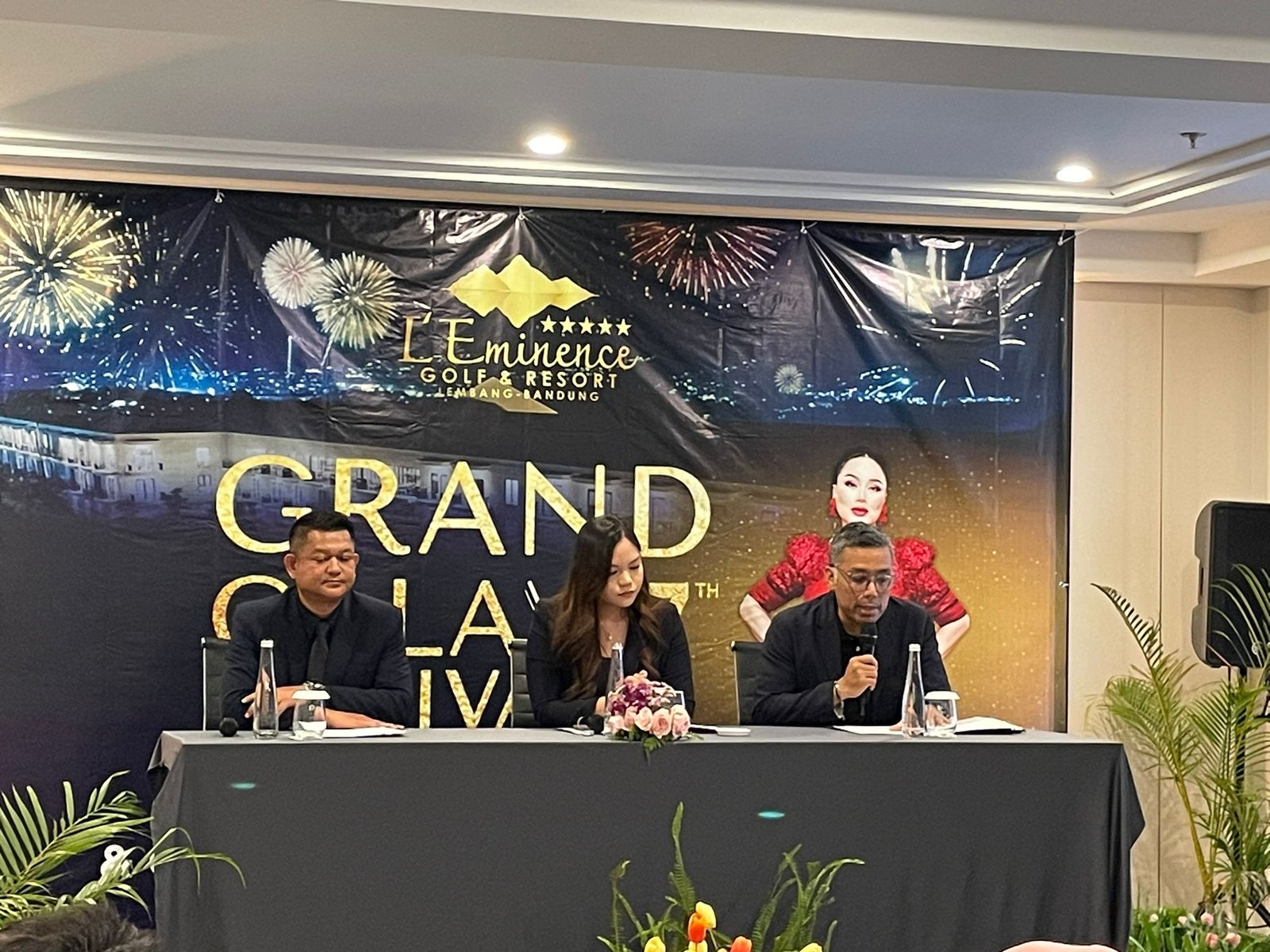 Hotel Bintang lima L'Eminence Golf & Resort Lembang resmi dibuka dengan menggelar Grand Opening yang menghadirkan Gala Dinner