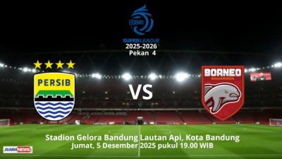 Persib Bandung bakal melakoni laga penting di Super League 2025-2026, menjamu Borneo FC di Stadion GBLA, Jumat (5/11/2025) malam.