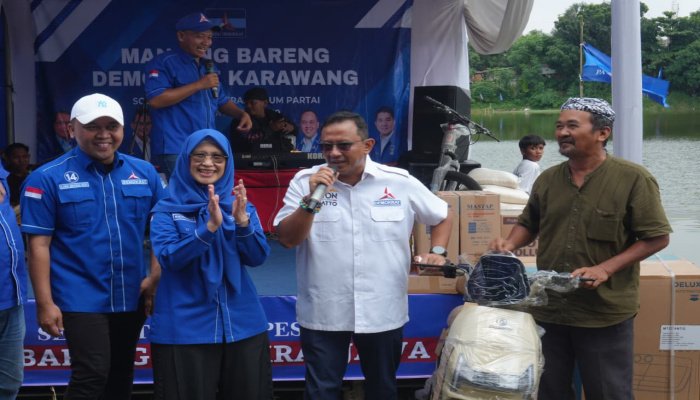 Dewan Pimpinan Daerah (DPD) Partai Demokrat Jawa Barat sukses menggelar kegiatan yang merangkul komunitas hobi mancing di Kabupaten Karawang.