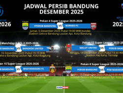 Lakoni 5 Laga dalam Sebulan, Ini Jadwal pertandingan Persib Bandung di Desember 2025
