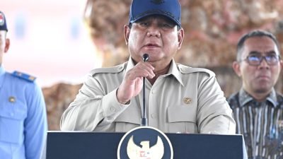 AHY hadir mendampingi Presiden RI Prabowo Subianto dalam peresmian SMA Taruna Nusantara Kampus Malang, Selasa (13/1/2026).
