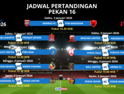 Terjadi Perebutan Puncak Klasemen di Pekan 16 Super League 2025-2026, Ini Jadwal Lengkapnya