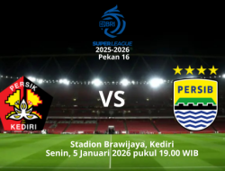 PERSIK KEDIRI vs PERSIB BANDUNG: Tekad Mempertahankan Puncak Klasemen