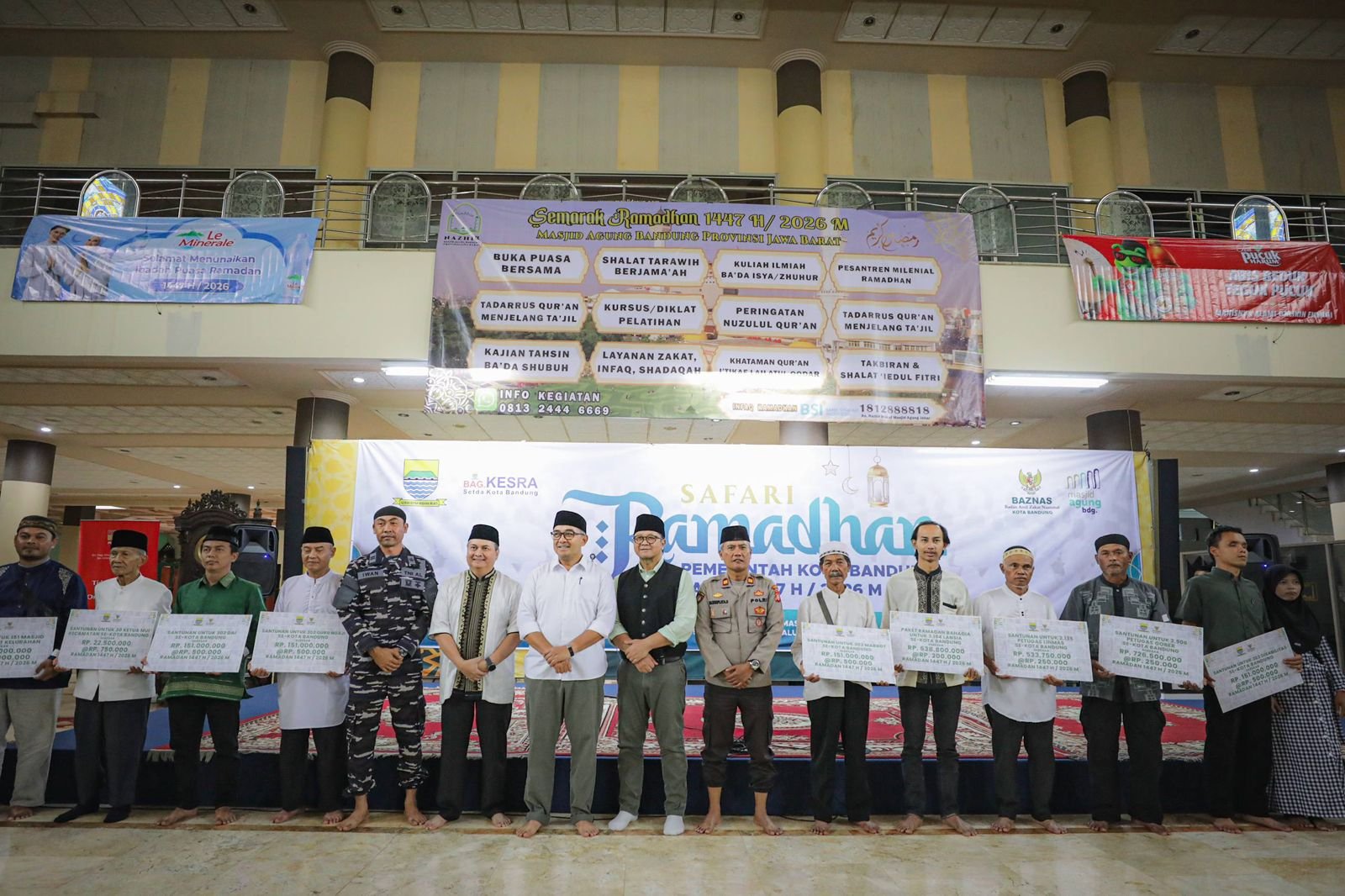 Safari Ramadan: Farhan Ajak Warga Gotong Royong Buat Masjid Agung Berkilau