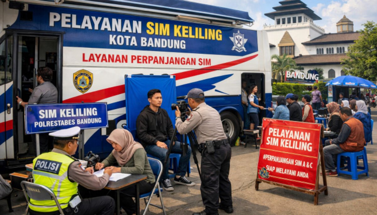 Bagi warga Bandung, antrean panjang di kantor Satpas kini tidak lagi menjadi hambatan utama dalam mengurus masa berlaku SIM.