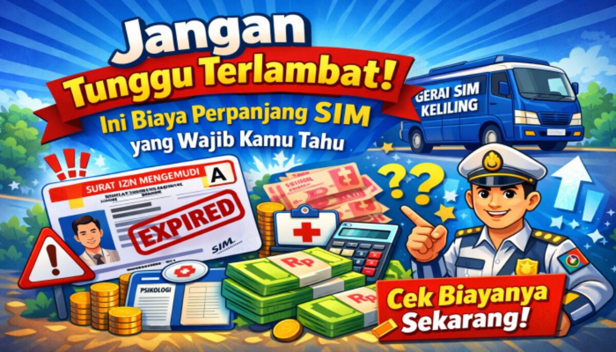 Jangan Tunggu Terlambat! Ini Biaya Perpanjang SIM yang Wajib Kamu Tahu