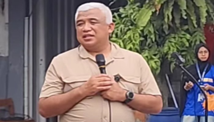 Saeful Bachri mengapresiasi turnamen bola basket antar pelajar SMP dan SMA/SMK yang digelar YPP MKP Balenda awal 2026.