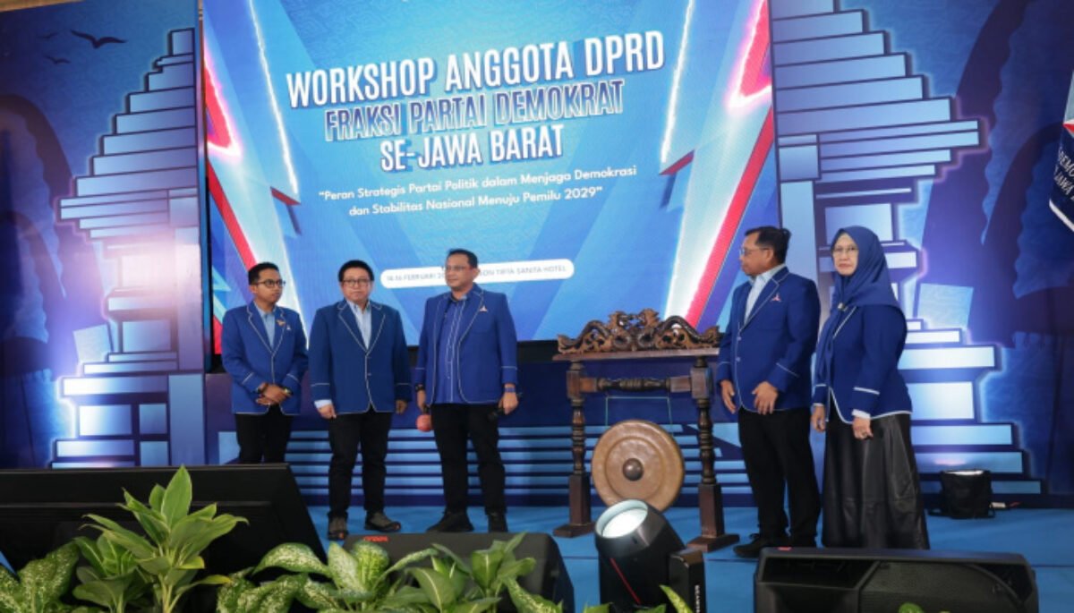Demokrat gelar workshop dan bimtek di Jabar perkuat kapasitas kader, khususnya anggota DPRD, sebagai bagian dari pematangan strategi politik.
