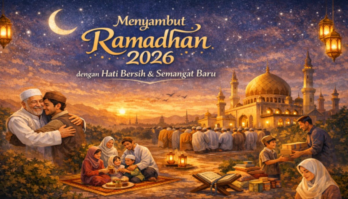 Ramadhan 1447 H tahun 2026 menjadi momentum istimewa untuk memperkuat iman, memperbaiki diri, dan meneguhkan ketakwaan.