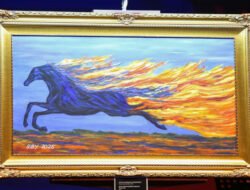 Lukisan Kuda Api Karya SBY Laku Rp6,5 Miliar, Demokrat Salurkan untuk Rakyat Prasejahtera