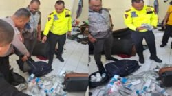Jajaran Polsek Bojongsoang menggerebek sebuah rumah kontrakan di Kompleks Perumahan Griya Bandung Indah (GBI).