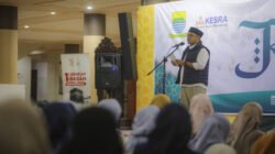 Ratusan warga memadati Masjid Agung Bandung dalam kegiatan Safari Ramadan Pemerintah Kota Bandung, Senin, 23 Februari 2026.