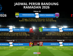 Ini Jadwal Pertandingan Persib Bandung selama Ramadan 2026