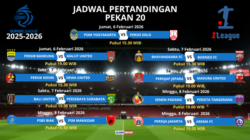Kompetisi Super League 2025-2026 memasuki Pekan 10 yang akan dimulai Jumat (6/2/2026) sore ini hingga Minggu (8/2/2026) malam mendatang.