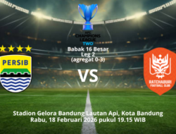 Ini Susunan Pemain Persib Bandung vs Ratchaburi di Leg 2 Babak 16 Besar ACL 2