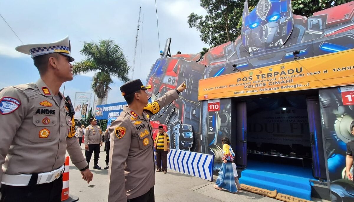 Posko Terpadu Polres Cimahi Usung Konsep Transformers, Ramah Anak dan Nyaman