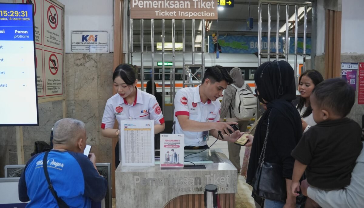 H+4 Lebaran, Penumpang Commuter Line Bandung Tembus 840 Ribu Pengguna