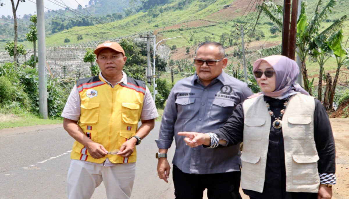 Komisi IV DPRD Jabar meninjau jalan provinsi di Garut untuk memastikan kesiapan jalur mudik Idul Fitri 2026.