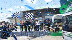 Menko Infrastruktur AHY melepas program GoMudik 2026 besutan GoTo Group di Pulo Gebang, Jakarta (13/3/2026).