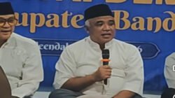 Saeful Bachri, menggelar kegiatan silaturahmi yang dirangkaikan dengan santunan anak yatim serta buka puasa.