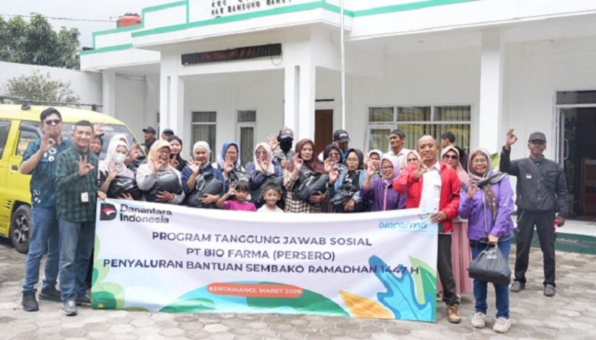 Bio Farma Salurkan 1.650 Paket Sembako Ramadan, Hadir Bersama Masyarakat di Momentum Kebersamaan