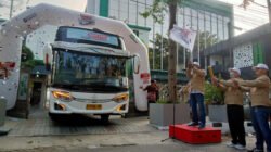 PT Pegadaian Kantor Wilayah X Jabar melepas 250 pemudik dalam program bertajuk 'Mudik Aman Berbagi Harapan', Selasa (17/3/2026) pagi.