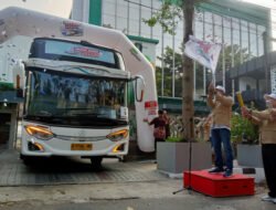 Pegadaian Berangkatkan 250 Peserta Mudik Gratis dari Bandung menuju Yogyakarta, Surabaya, dan Palembang