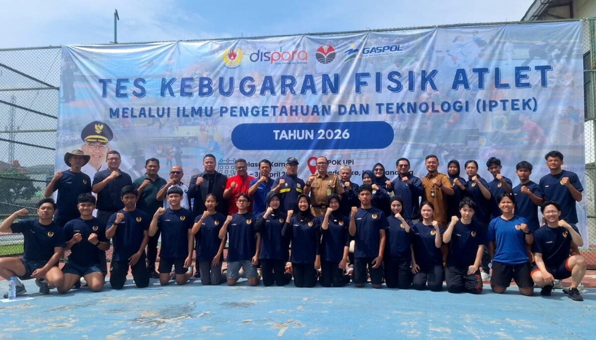 Jelang Porprov 2026, KONI Kota Bandung Gelar Tes Fisik Atlet 