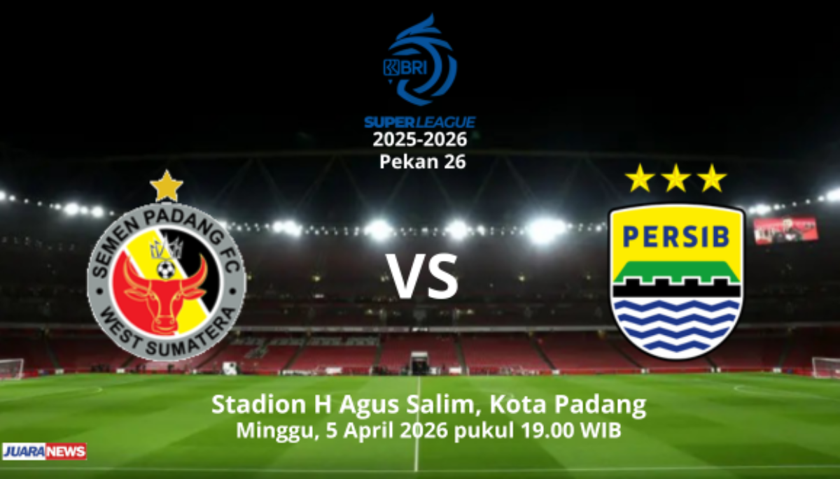 SEMEN PADANG VS PERSIB BANDUNG: Incar Kemenangan, Jaga Jarak di Puncak Klasemen Super League