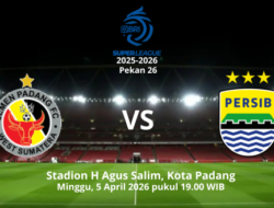 SEMEN PADANG VS PERSIB BANDUNG: Incar Kemenangan, Jaga Jarak di Puncak Klasemen Super League