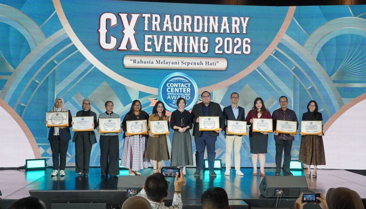 Melayani Sepenuh Hati, Pegadaian Raih Penghargaan Top CX Brand Award 2026.