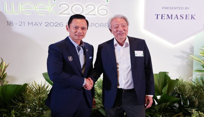 AHY melakukan kunjungan kerja ke Singapura untuk menghadiri dan menyampaikan keynote address pada forum internasional Ecosperity Week 2026.