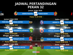 Ini Jadwal Pekan 32 Super League 2025-2026, Penentuan Langkah Persija Jakarta dan Persis Solo
