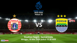 Operator Super League 2025-2026, i-league resmi memindahkan venue laga antara Pesija menjamu Persib Bandung, ke Stadion Segiri, Samarinda.
