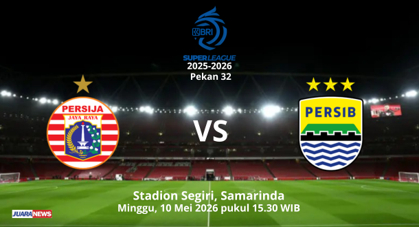Operator Super League 2025-2026, i-league resmi memindahkan venue laga antara Pesija menjamu Persib Bandung, ke Stadion Segiri, Samarinda.