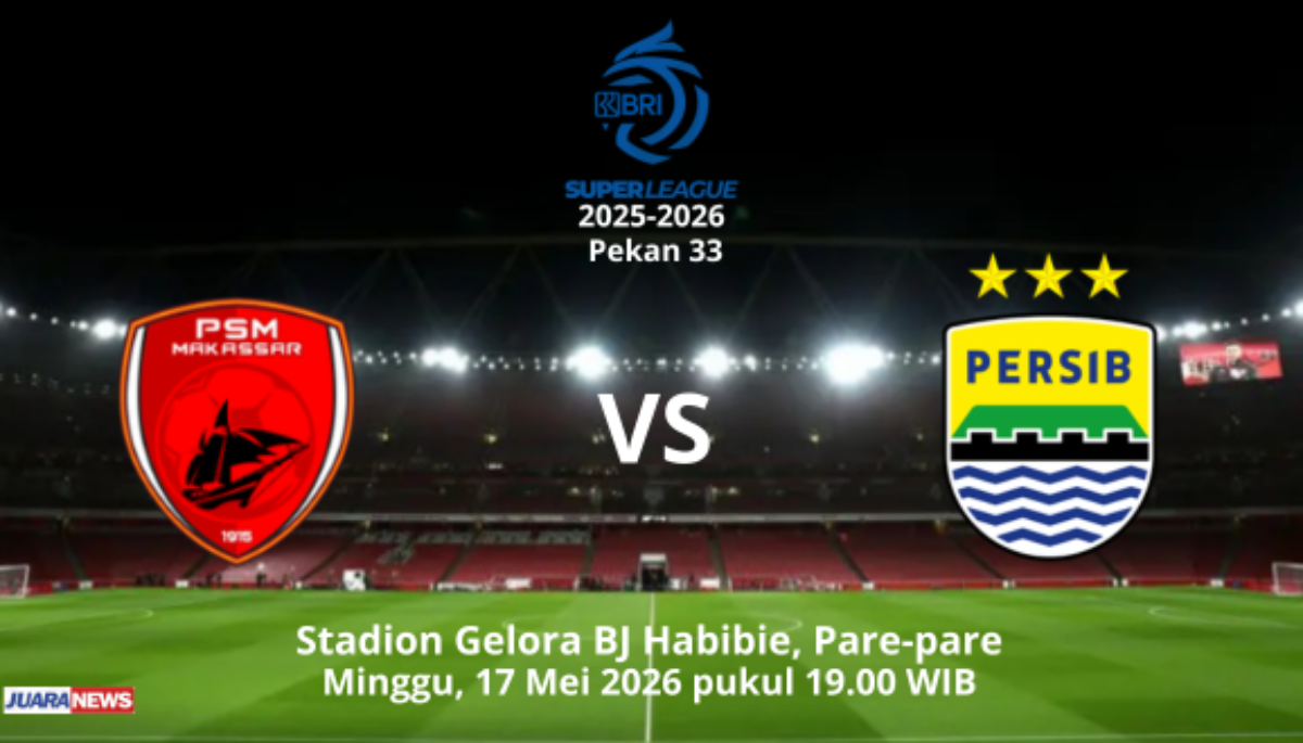 Persaingan Juara Super League Makin Panas, Persib Bandung Wajib Menang lawan PSM Makassar