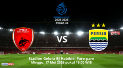 PSM MAKASSAR VS PERSIB BANDUNG: Wajib Menang, Amankan Hattrick Juara
