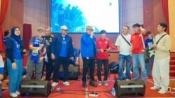 Gelaran nonton bareng laga Persib Bandung versus Persijap yang digelar HIS Entertainment di USB YPKP, Sabtu (23/5/2026) berlangsung semarak.