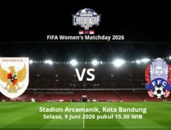 FIFA WOMEN’S MATCHDAY: Ini Susunan Pemain Indonesia vs Kamboja