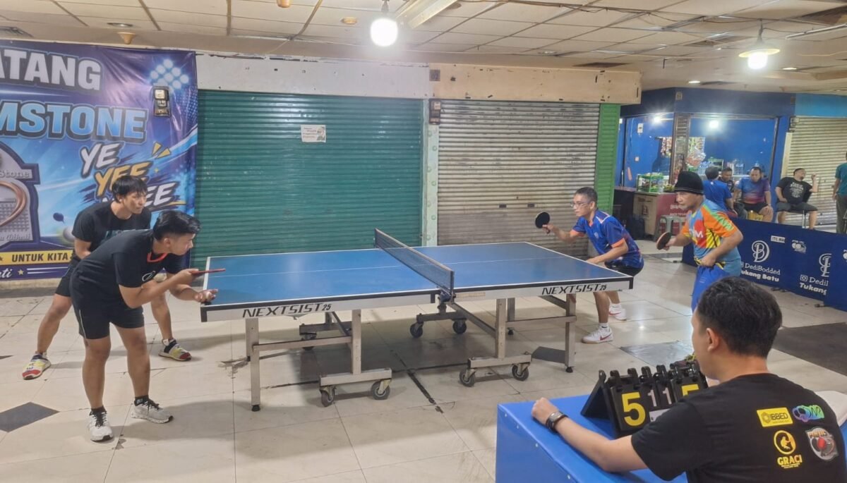 Dicky Cup 4 Diikuti Ratusan Peserta, Jadi Ajang Silaturahmi Penghobi Tenis Meja Bandung. (foto: juaranews/rahman)
