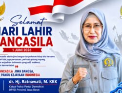 Peringatan Hari Lahir Pancasila, Hj. Ratnawati Ajak Masyarakat Jabar Perkokoh Persatuan Menuju Indonesia Raya