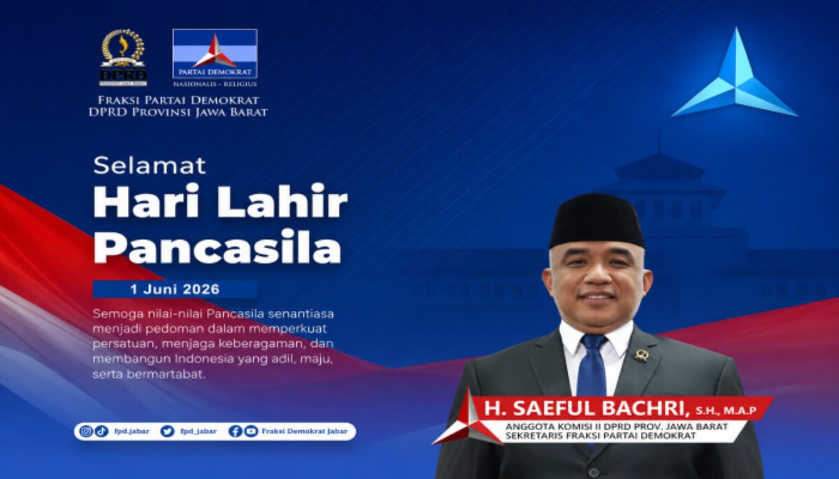 Saeful Bachri mengajak masyarakat mengamalkan nilai-nilai Pancasila sebagai pedoman dalam kehidupan bermasyarakat, berbangsa, dan bernegara.